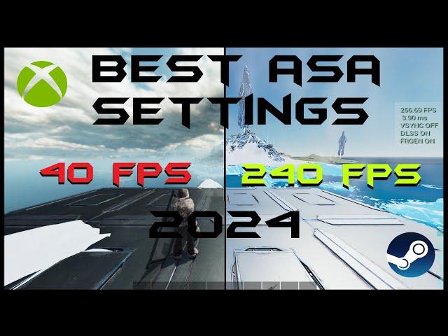 Best Ark Survival Ascended Settings 2024 max FPS