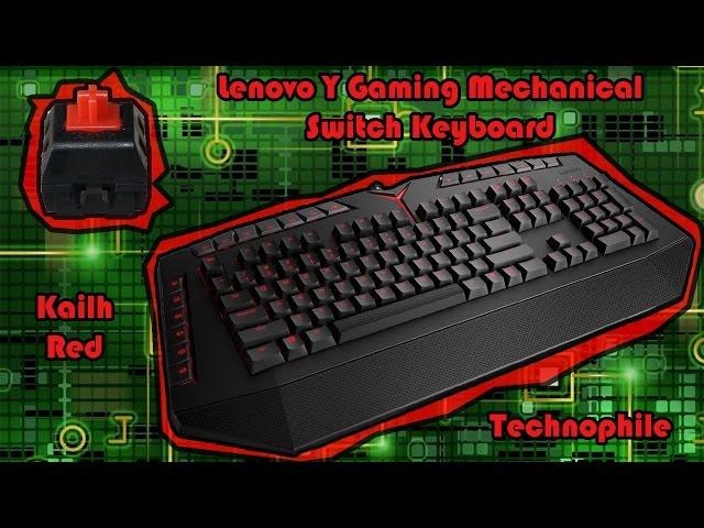 Механическая клавиатура с подсветкой Lenovo Y Mechanical на Kailh Red