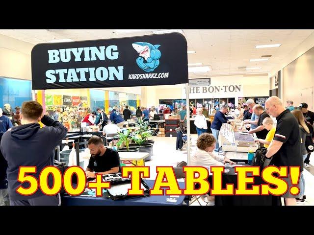 I SPENT $1,000 AT THIS 500 TABLE SPORTS CARD SHOW!