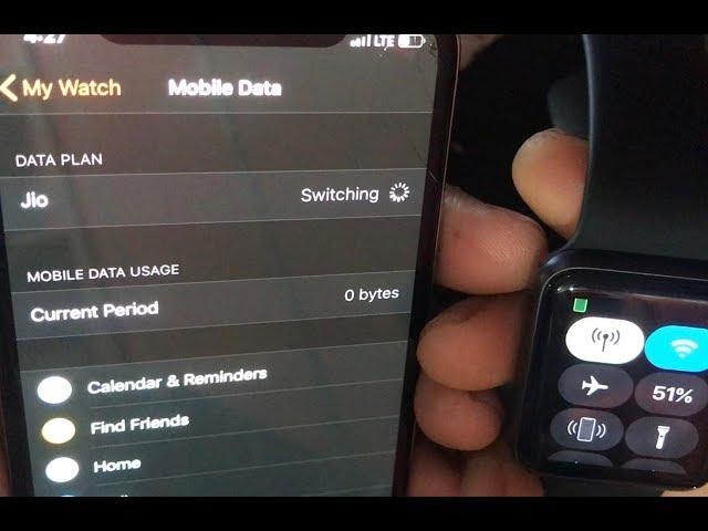 How to Activate Apple Watch Series 3 GPS + Cellular ( eSIM ) on Relaince Jio 4G LTE Network ?