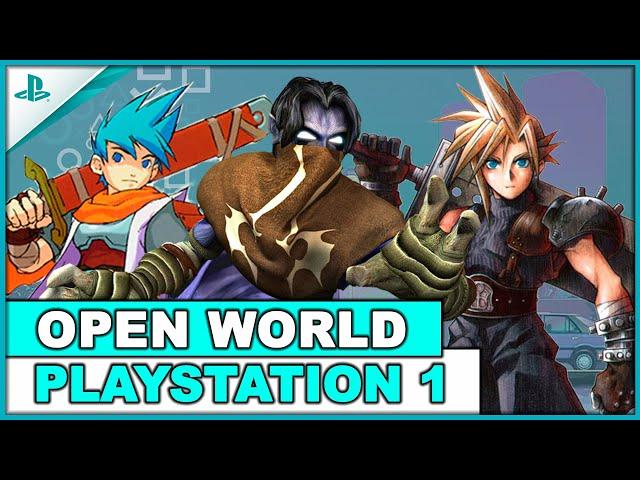 THE 30 BEST OPEN WORLD GAMES TO PLAY ON PS1 || BEST PS1 GAMES