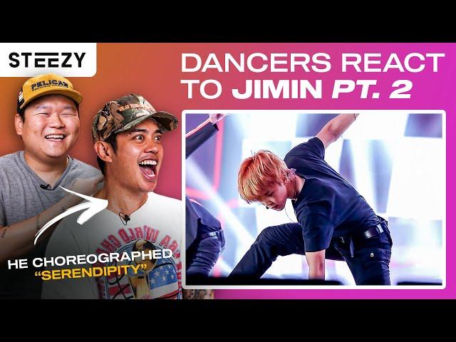 Dancers React To BTS Jimin's Dancing (Part 2) ft. Brian Puspos | STEEZY.CO