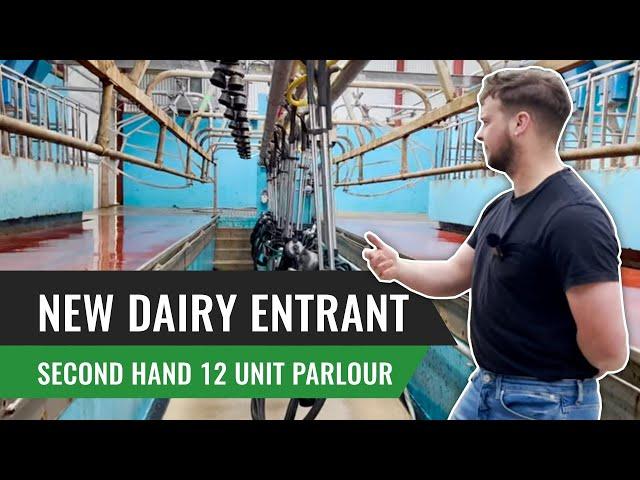 New Dairy Entrant Keeping Costs Down With a Second Hand 12 Unit Parlour - David Gordon, Donegal