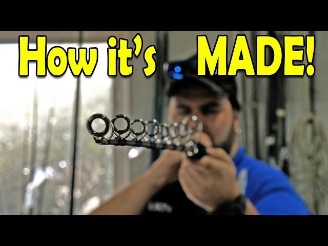 How the BEST fishing rods in the WORLD are built! (Start to finish)