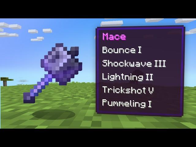 I added Overpowered Mace Enchantments to Minecraft...