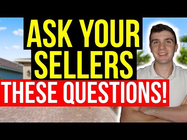 Top 10 Questions You NEED to Ask Your Motivated Sellers | Wholesaling Real Estate