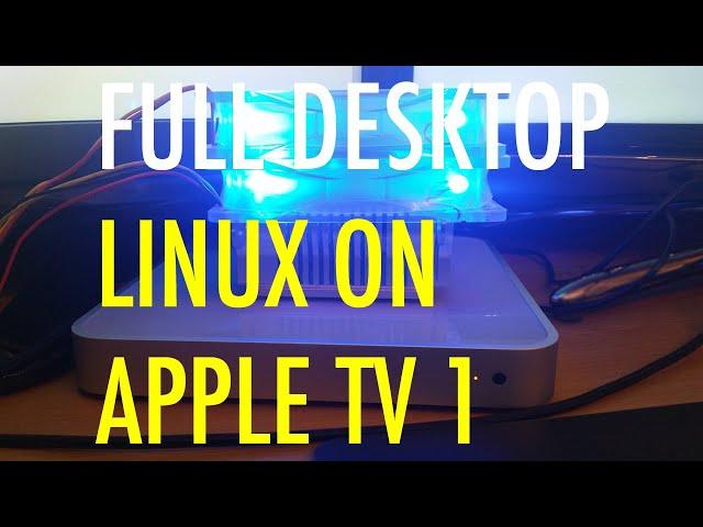 How to install a Desktop-Linux (Debian jessie) on the AppleTv 1G (step by step)