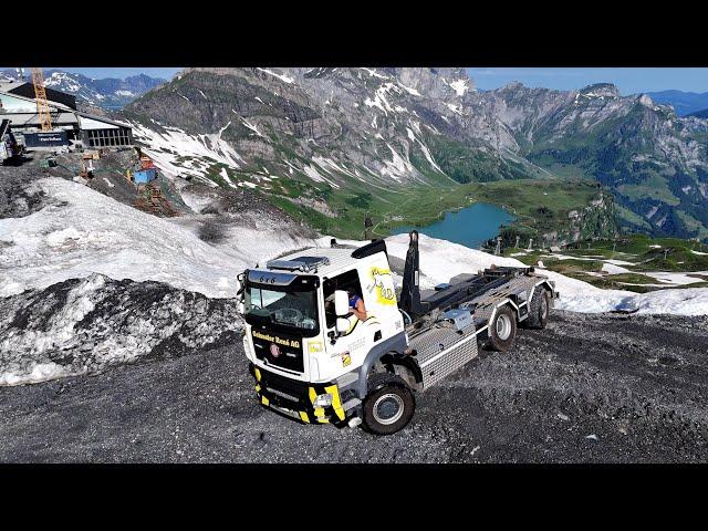 LKW am Limit  Spezial Transport zum Titlis ️