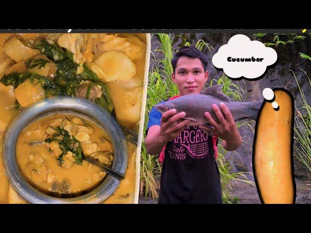 Fish + Cucumber Cooking And Eating Yammy || Dinner With Fish ||