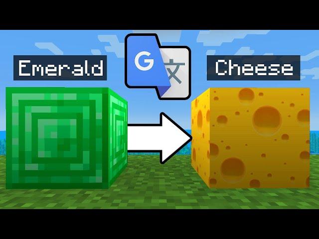 I Put Every Minecraft Texture Through Google Translate 10,000,000 Times...