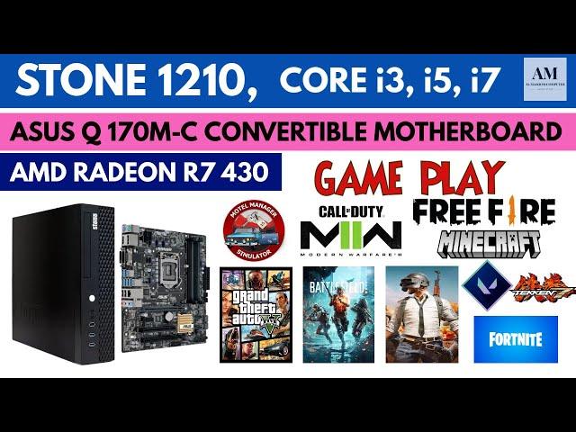 STONE PC 1210,  GAMEPLAY, TEKKEN7, FORZA HORIZON4, PUBG, GTA5, FREEFIRE, MOTEL Manager