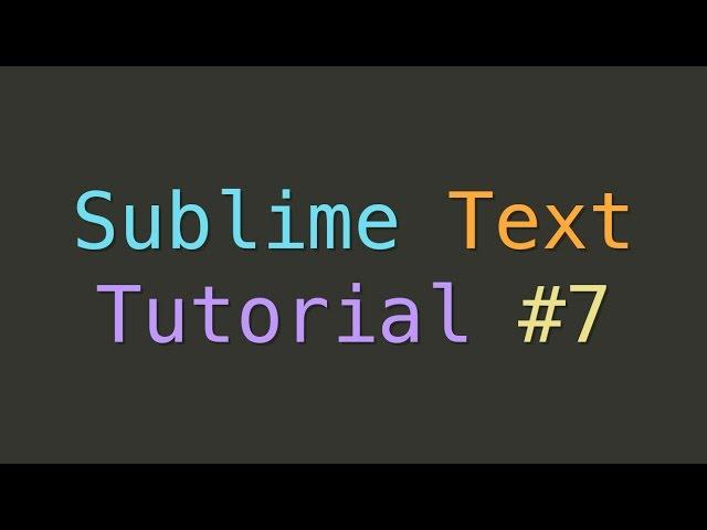 Sublime Text Emmet (Tutorial #7)