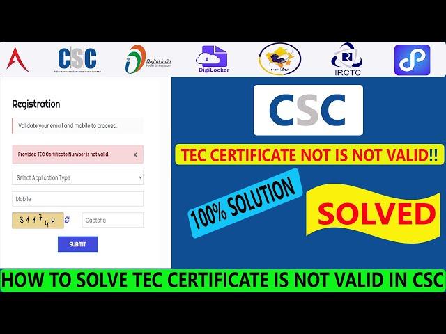 PROVIDED TEC CERTIFICATE IS NOT VALID SOLUTION || 100%SOLVED || Easy Process || TechMania Arjun   ||