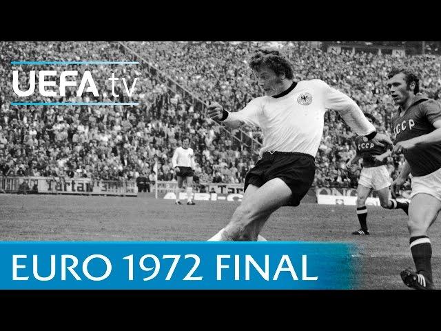 West Germany v USSR: 1972 UEFA European Championship final highlights