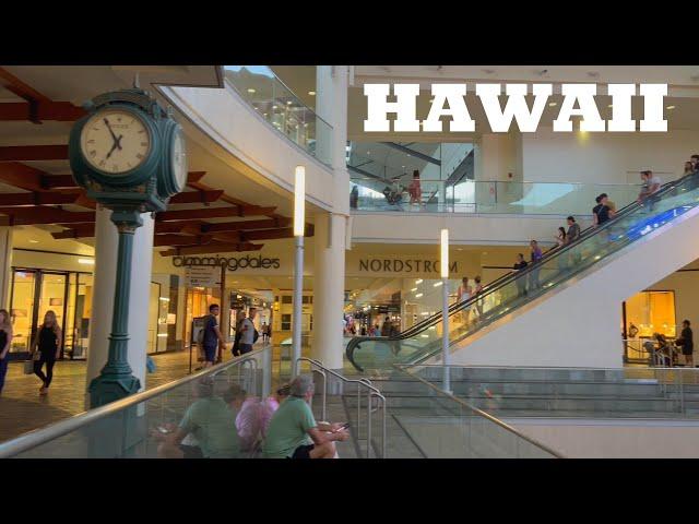 World's LARGEST Open Air Shopping Mall : Walking Hawaii's Ala Moana Center