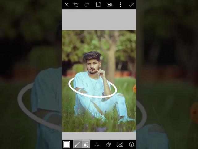 Glowing Circle Editing Trick | PicsArt Editing #shorts