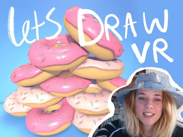 Let's Draw VR | I Sculpt Blender Guru's Donut tutorial in 11 minutes !! | Oculus Rift