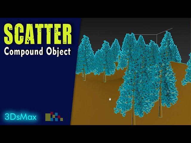 Scatter in 3dsmax | @Quick3D