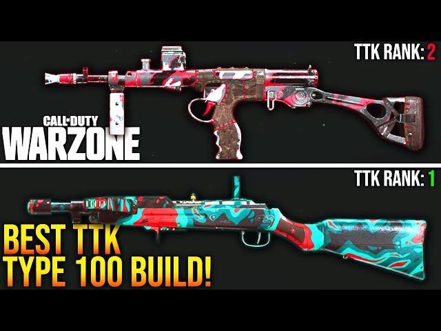 WARZONE: New BEST TTK TYPE 100 LOADOUT! Now Better Than The Owen Gun! (WARZONE Best Setup)