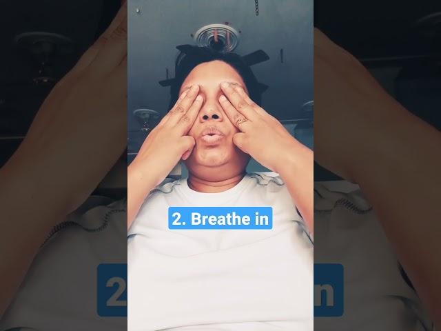 Breathing exercise to tune in mind  #shorts