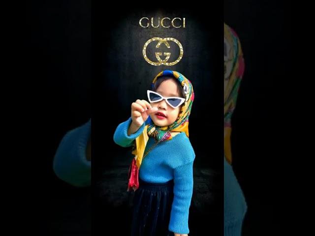 gucci challenge kids #gucci  #guccichallenge #anakguci #anakhits #endorsment #selebgram #babyhits