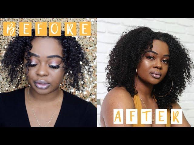 How to Add Volume to your Natural Hair | ft. Divatress Bohemian Wig