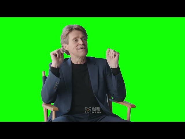 Green Screen Willem Dafoe Meme