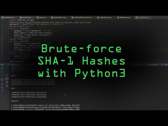 Use Beginner Python to Build an SHA1 Hash Brute-Forcer [Tutorial]