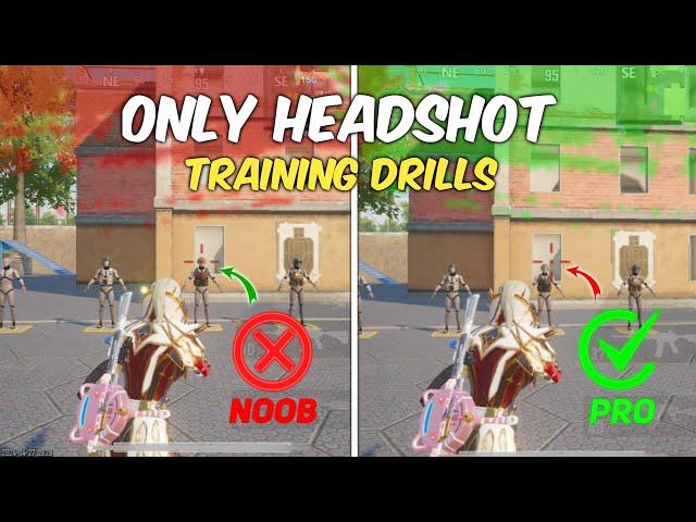 Secret Of Headshots  | Best Drill To Improve Your Aim And Reflex | Pubg Bgmi Best Chinese Drills 