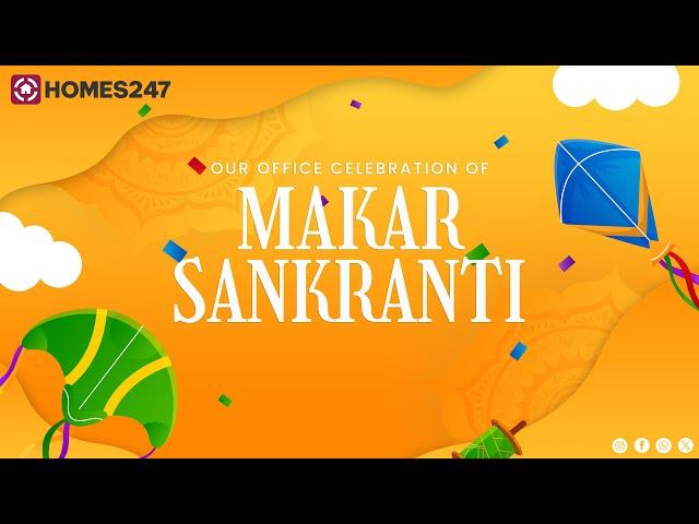 Makar Sankranti & Pongal 2025 (Full Celebration ) | Office celebration | Homes247.in