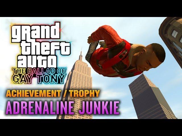 GTA: The Ballad of Gay Tony - Adrenaline Junkie Achievement / Trophy (1080p)