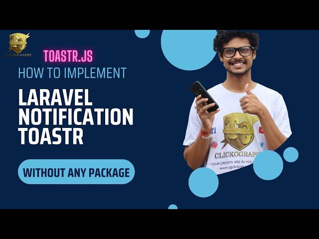 TOASTR.JS IN LARAVEL | SHOW NOTIFICATION IN LARAVEL APPLICATION