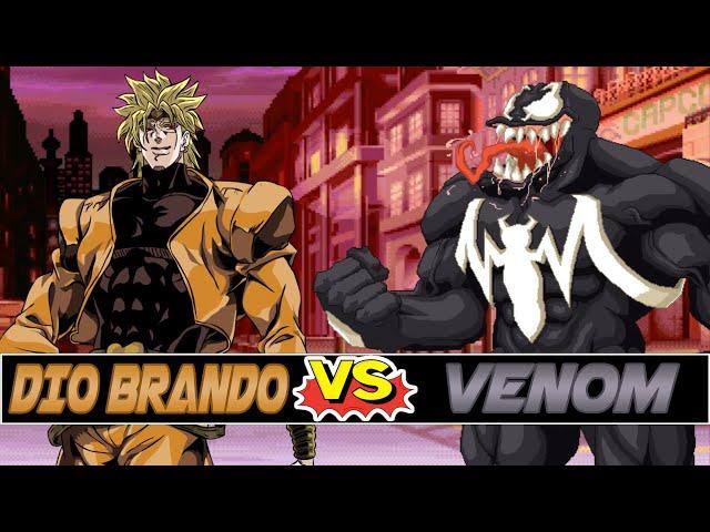 M.U.G.E.N. Battles | Dio Brando vs Venom | JoJo's Bizarre Adventure vs Marvel Comics