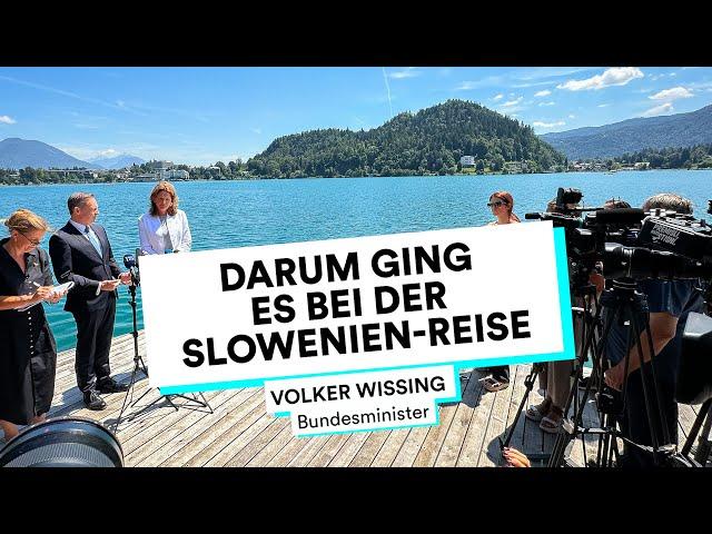 Zusammenarbeit mit Slowenien stärken | #Wissing