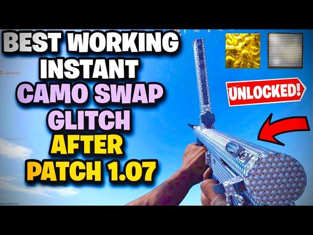 COD VANGUARD GLITCHES: NEW BEST WORKING CAMO SWAP GLITCH AFTER PATCH 1.07!