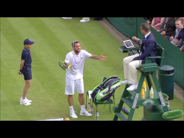 Viktor Troicki Wimbledon meltdown