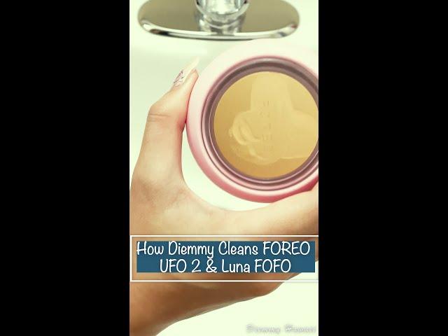Clean FOREO UFO 2 & LUNA Fofo Tutorial (How-To) #shorts