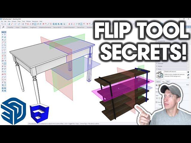 SketchUp MASTERS Know These Flip Tool Secrets (You Need These!)