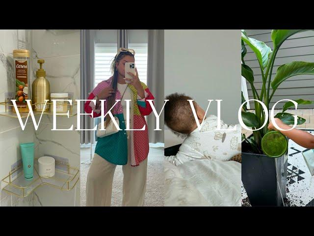 WEEKLY VLOG| hitting 500K subs! + sharing a testimony + Ezra’s crawling + home projects & more..