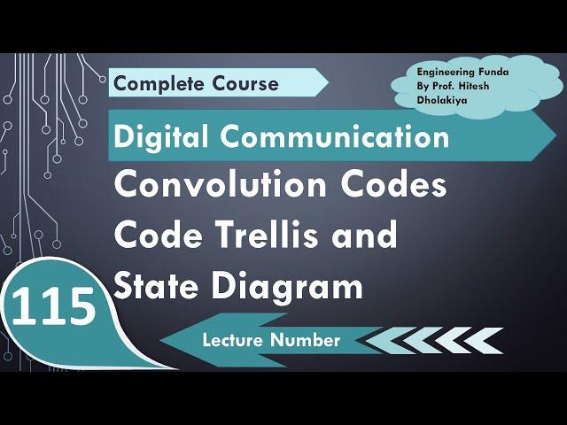 Code trellis and State Diagram of Convolutional Codes in Digital Communication by Engineering Funda