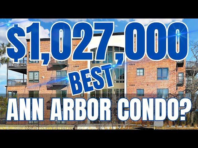 Ann Arbor's BEST Brand New Downtown Condo w/Stunning Views and Close to Everything You Want!