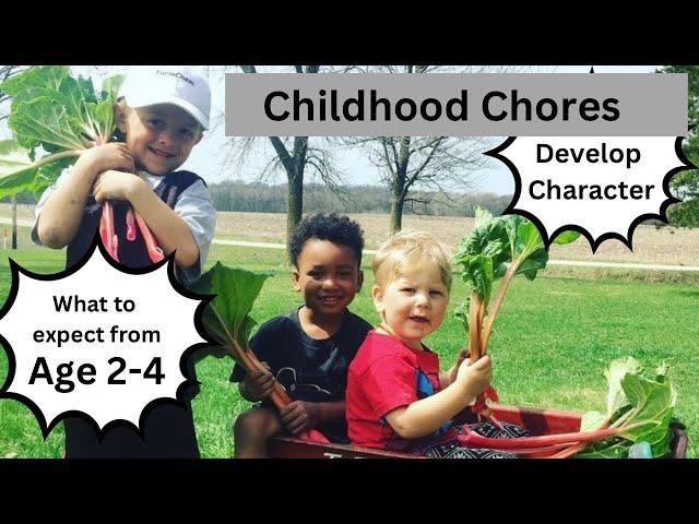 Old Fashioned Childhood Chores, Ages 2-4