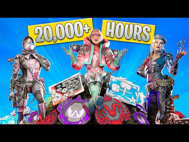 Insane 20,000 Hour Trio in Apex Legends (Rarest Badges)