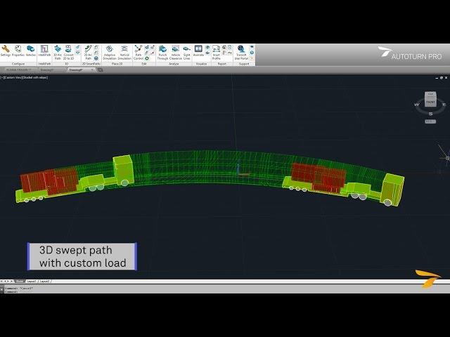 AutoTURN 10.1 - Swept path analysis and turning simulation software