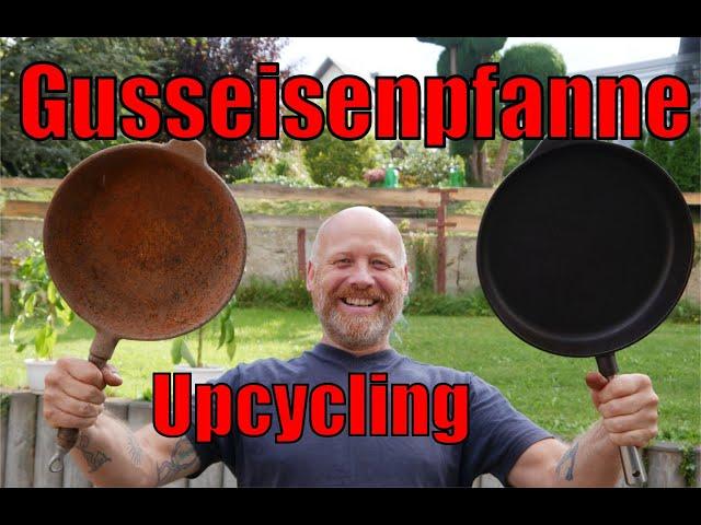 Aus alt mach neu: Upcycling einer rostigen Gusseisenpfanne