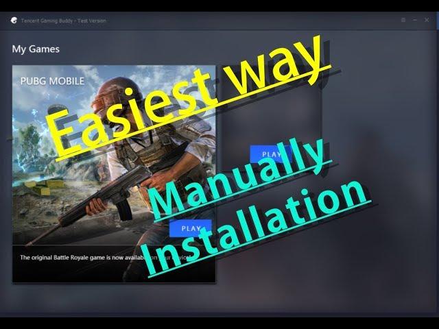 Tencent Gaming Buddy Download Problem Solved। PUBG Emulator Manually Installation।