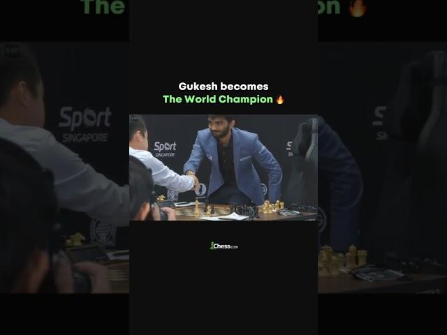 Gukesh’s walk before and after becoming World Champion! #GukeshDing #chess #shorts