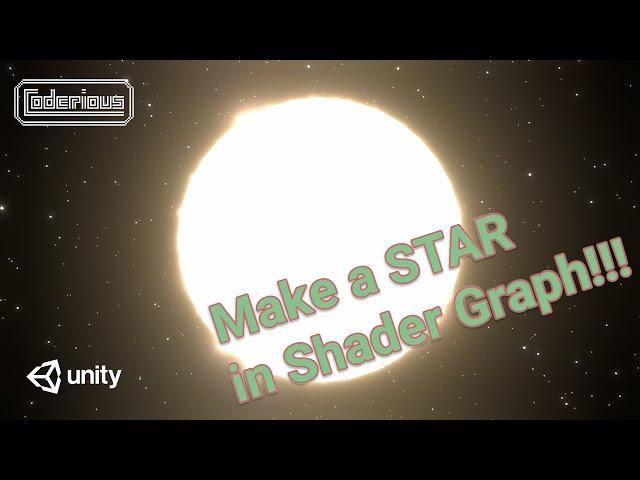 Unity Tutorial - Make a STAR in Shader Graph