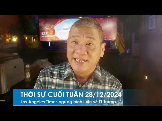 THỜI SỰ CUỐI TUẦN 28/12/2024