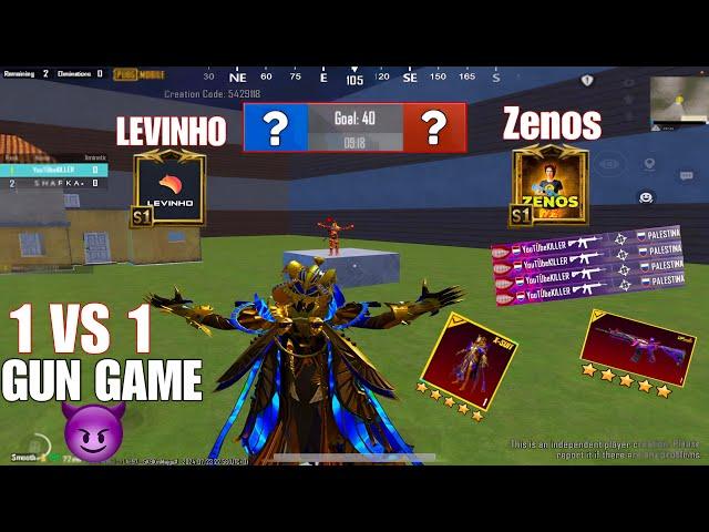 BEST FUNNYWOW GAMEPLAY WITH LEVINHO AND ZENOS1VS1 GUN GAME DEATH MATCHSAMSUNG,A7,A8,J4J5,36,J7